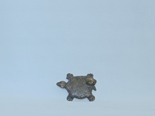 Kettenanhänger - Schildkröte aus Metall ( ± 4 cm)